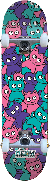Meow Sticker Pile Complete 7.75 Cmyk Multi