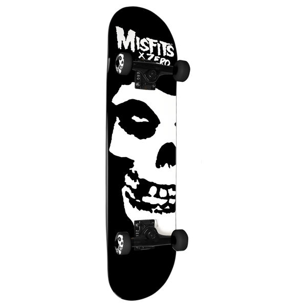 Zero Misfits Fiend Skull Complete 8.25 Black/White
