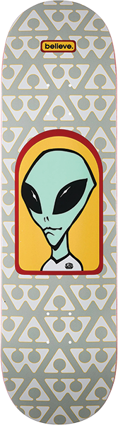 Alien Workshop Believe Pattern Deck 8.62 Grey