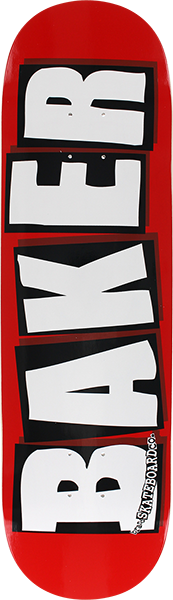 Baker Brand Logo Deck 8.5 Red/White