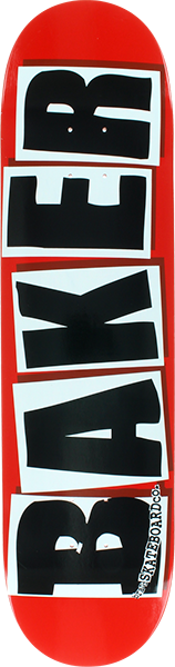 Baker Brand Logo Deck 8.47 Red/Black