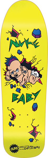 Blind Way Nuke Baby Deck 9.7X31.7 Yellow Sp