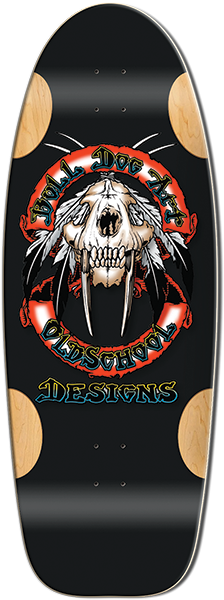 Bull Dog Sabertooth Deck 11.87X33 Black Formica