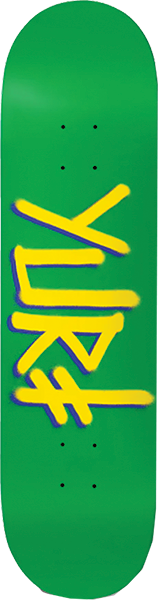 Deathwish Facchini Gang Name Deck 8.0 Green/Yellow