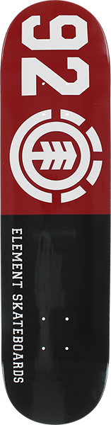 Element 92 Classic Deck 8.0 Black/Red/White