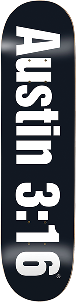 Enjoi Three Sixteen Deck 8.5 Black R7