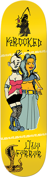 Krooked Farrar Punx Deck 8.38 Yellow Tf