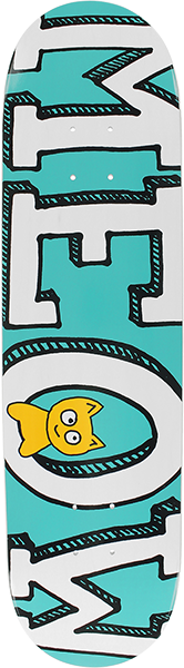 Meow Logo Deck 8.0 Teal