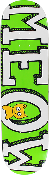Meow Logo Deck 8.25 Green