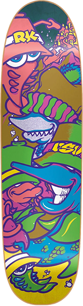 New Deal Knigge Dsv Deck 8.6X31.8 Neon Ht
