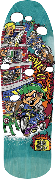New Deal Howell Tricycle Kid Deck 9.63X30.75 Teal