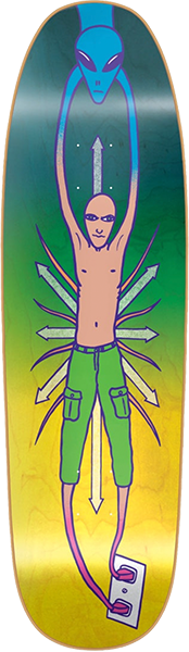 New Deal Vallely Alien Deck 9.18X32 Neon Ht