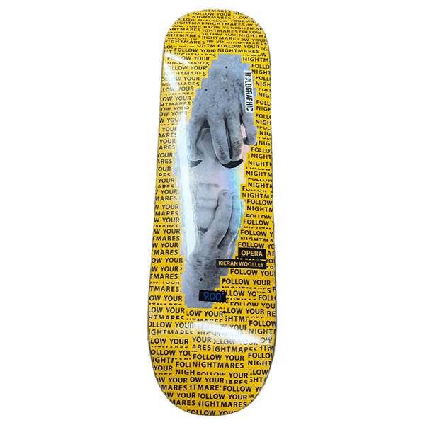 Opera Skateboards Woolley Nightmare Deck 9.0 Yellow EX7