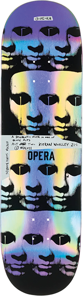 Opera Skateboards Woolley Repeater Deck 9.0 Holographic EX7