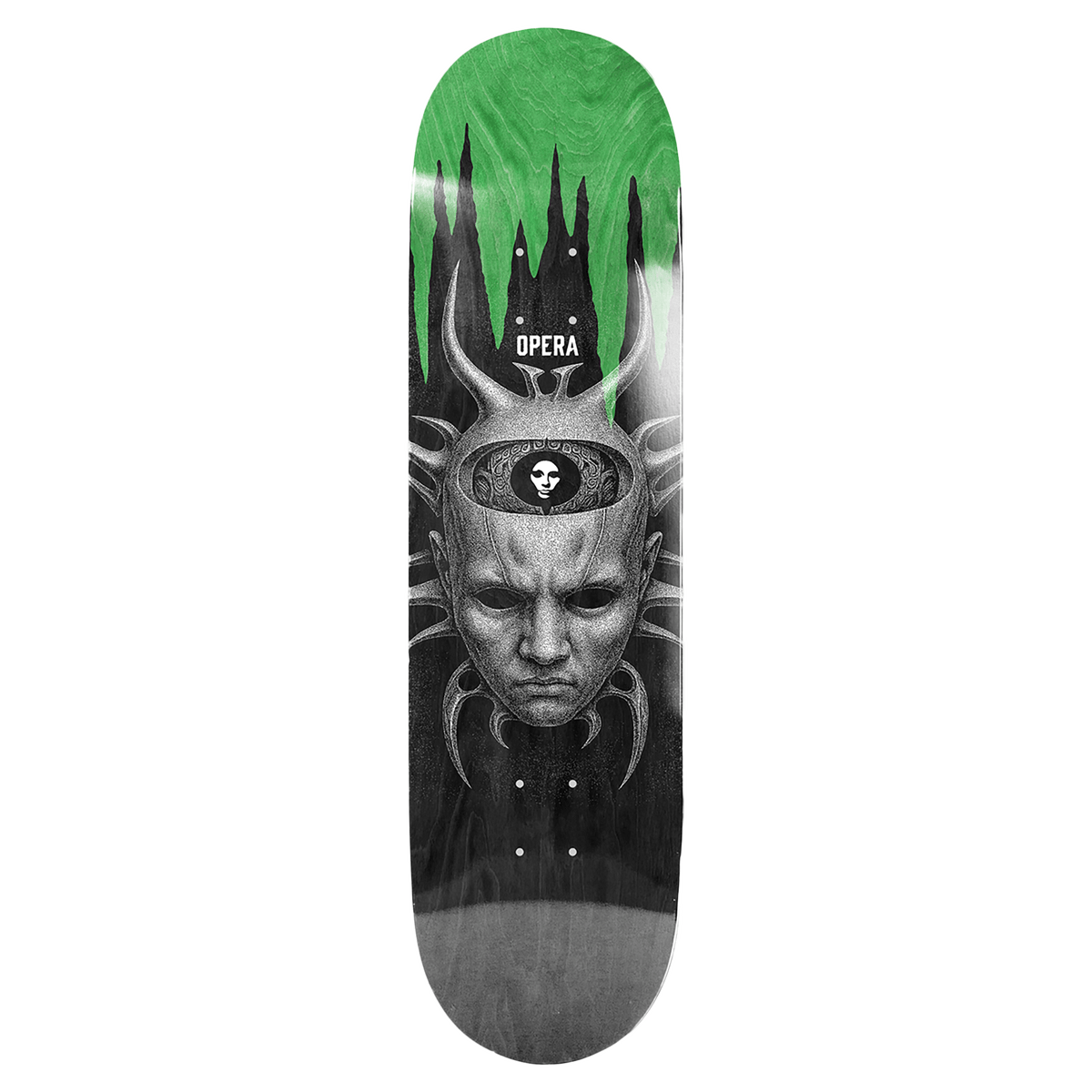Opera Skateboards Wood Spider Deck 8.75 Black/Green EX7