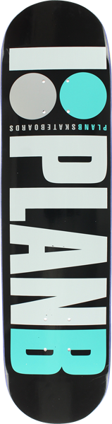 Plan B OG Deck 8.0 Black/Teal/White/Grey