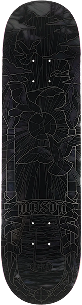 Real Silva Black Sunday Cathedral Deck 8.25 Black