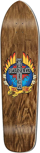 SMA Stigmata Longboard Deck 9.125X36.5 Dark Stain