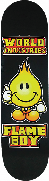 World Industries Solid Gold Flame Boy Deck 8.0