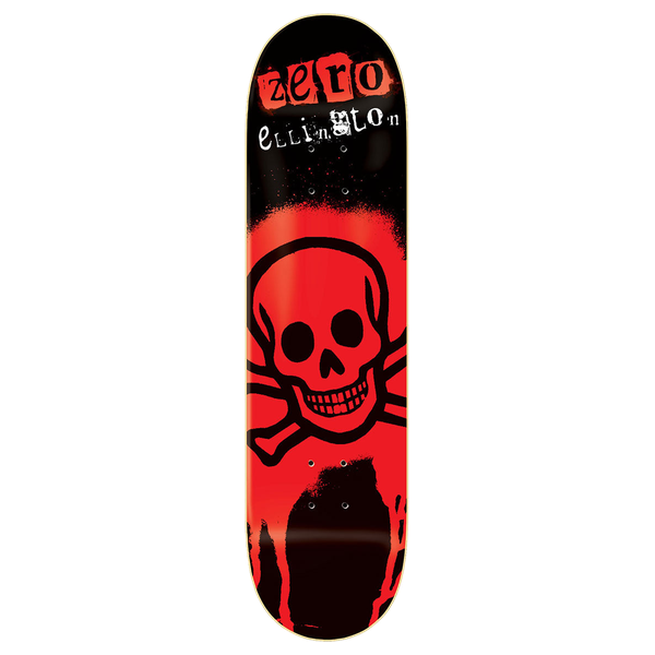 Zero Ellington Stencil 30YR Deck 8.25 Red