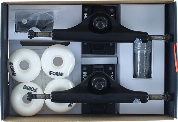 Industrial Comp-Pk 5.5 Black/Black W/52MM White (Pair)
