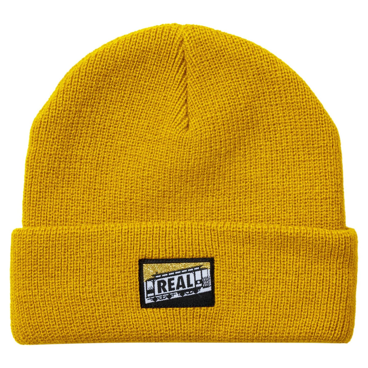 Real Skateboards Beanie Tough Threads Cuff Yellow