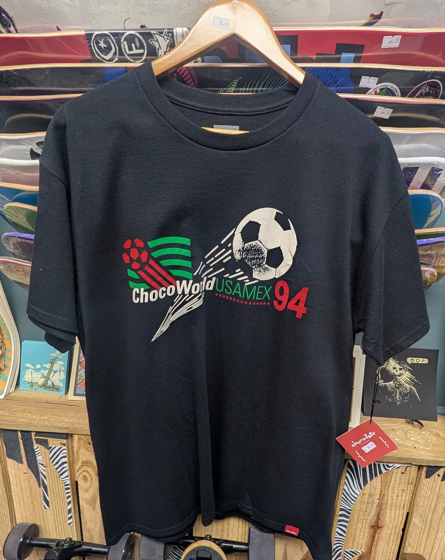 Chocolate World Cup shirt