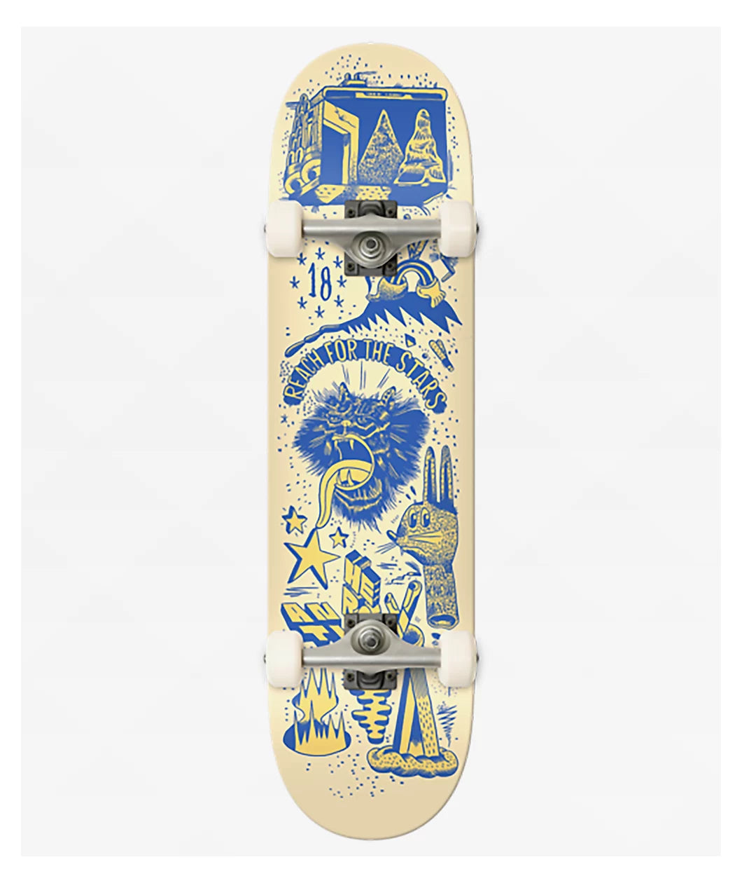 Anti-Hero Kanfoush Reach For The Stars 8.25" Skateboard Complete