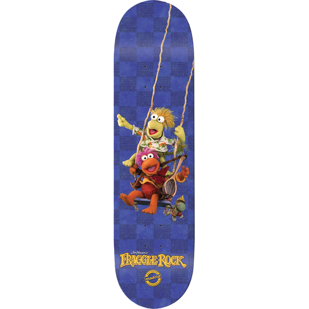 Madrid Skateboards X Fraggle Rock Swing Skateboard Deck - 8.25" x 32"