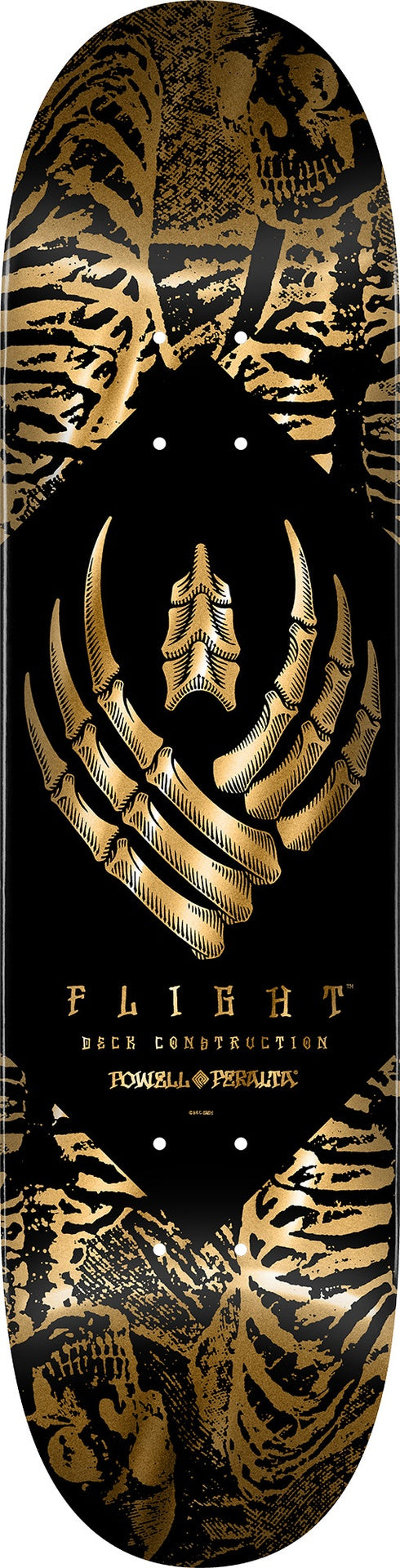Powell Team Skeleton Gold Foil Flight Deck 8.63