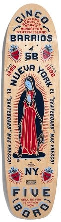 5boro Team Cinco Barrios Cruiser Small Deck 7.60
