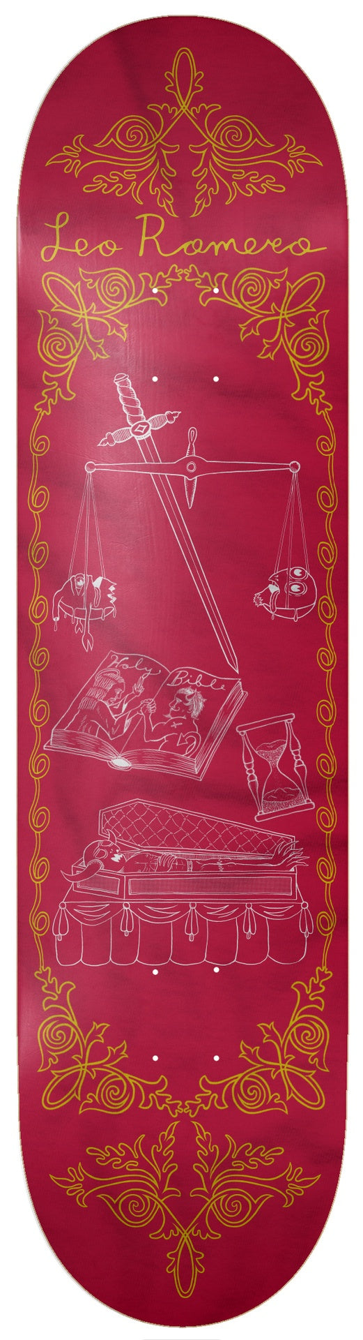 Toy Machine Leo Romero Death Banner Deck 8.5