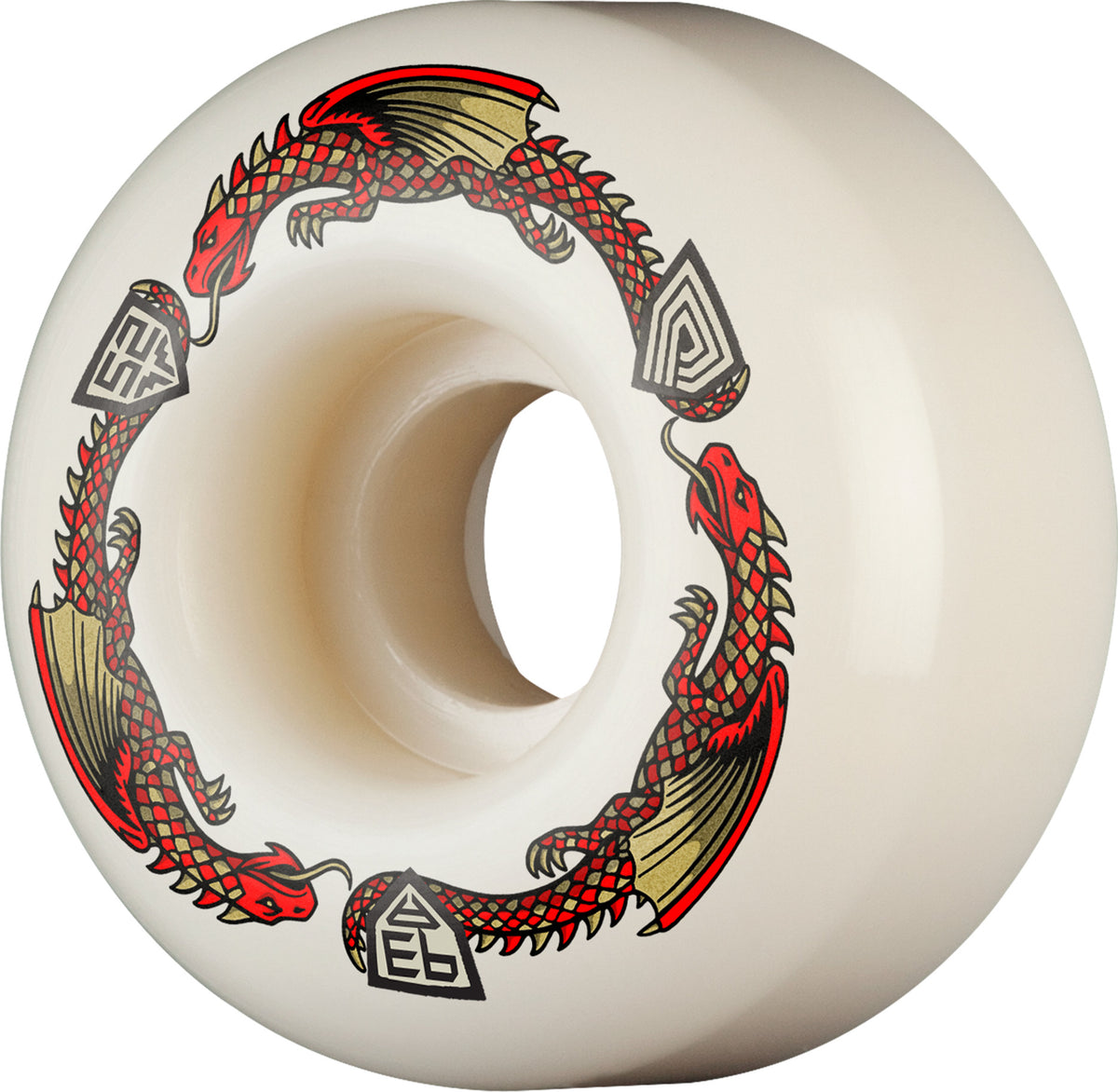 Powell Dragon Formula Red V1 Standards 52MM X 31MM 93A (Set of 4)