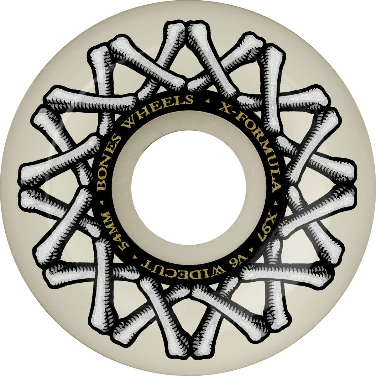 Bones X-Formula XF Widecuts V6 54MM 97A (Set of 4)
