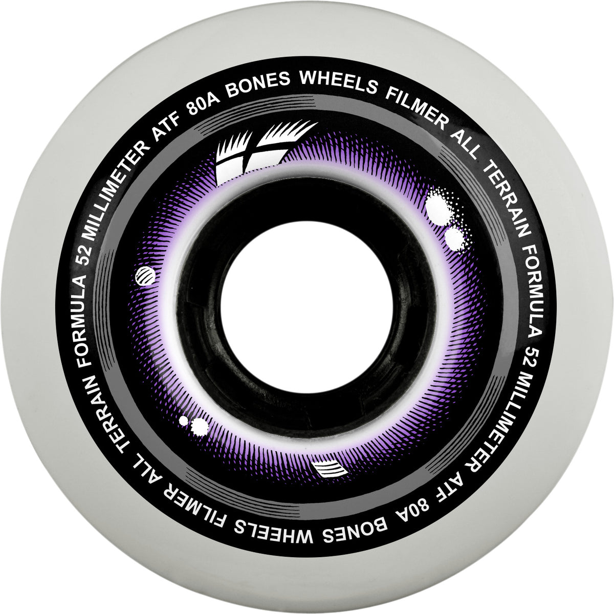Bones ATF Filmers 52MM 80A (Set of 4)