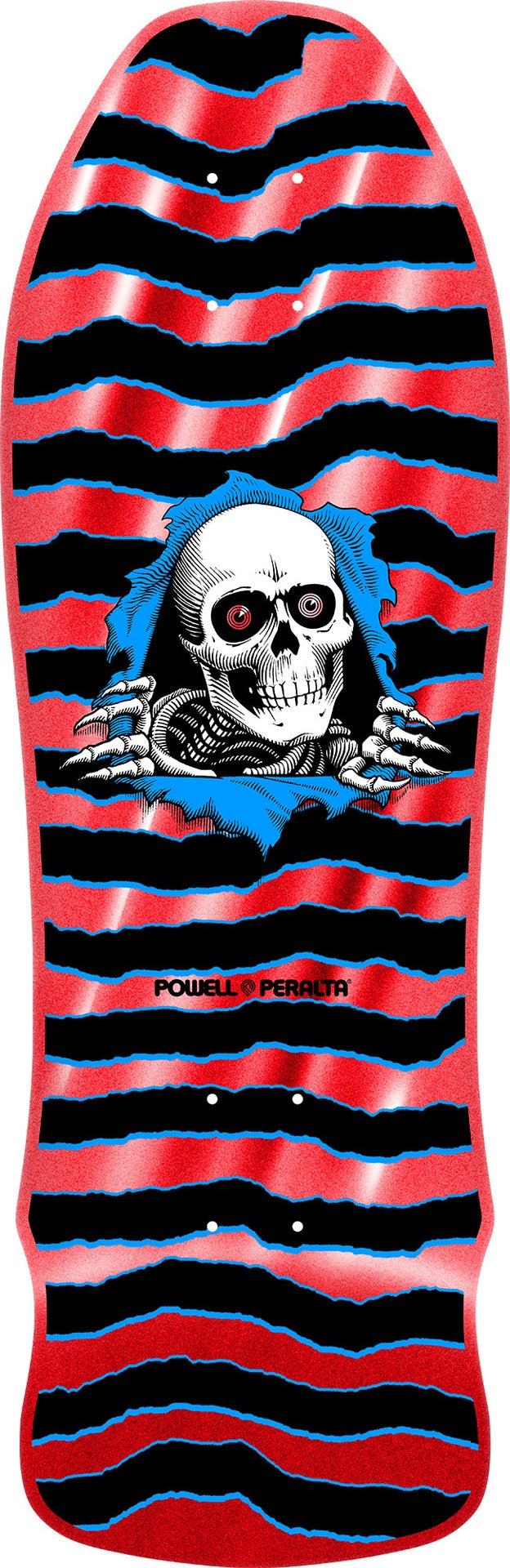 Powell Geegah Ripper Red Foil Shaped Deck 9.75 X 30.0