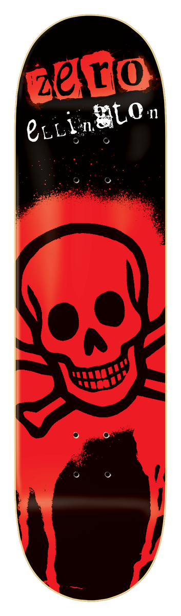 Zero Erik Ellington Stencil Deck 8.25