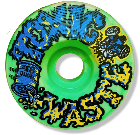 Toxic Waste Green 60MM 83B (Set of 4)