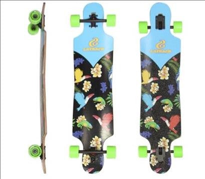Layback Tropic Drop Through Longboard Complete 9.50 X 40.00