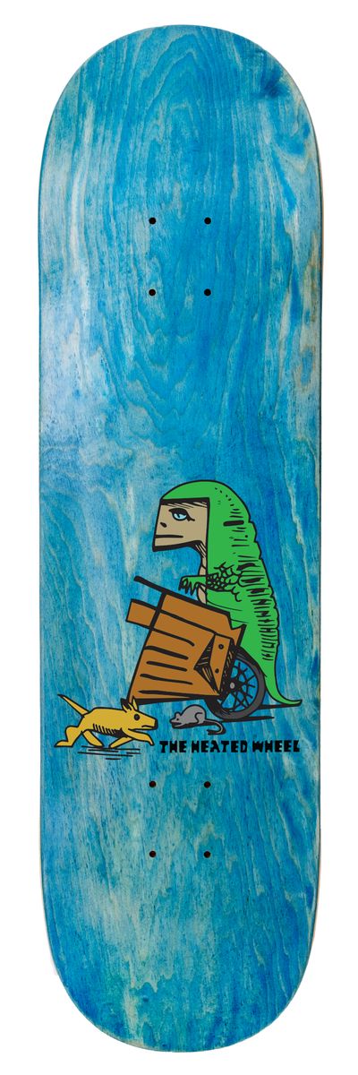 The Heated Wheel Team Rex Man Kids Deck 7.25 X 28.50