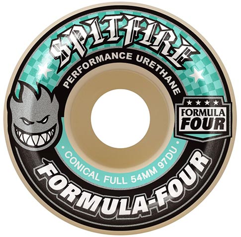 Spitfire Formula Four Conical Full 56MM 97D (Set of 4)