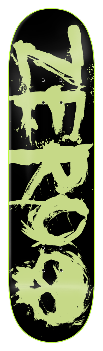 Zero Team Blood Text Glow Deck 8.50