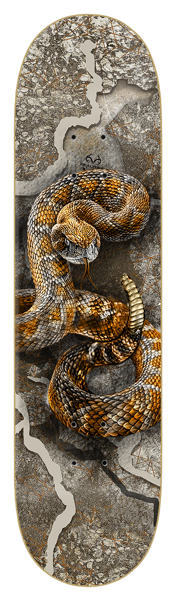 Zero Burleigh Real Tree Snake Deck 8.50
