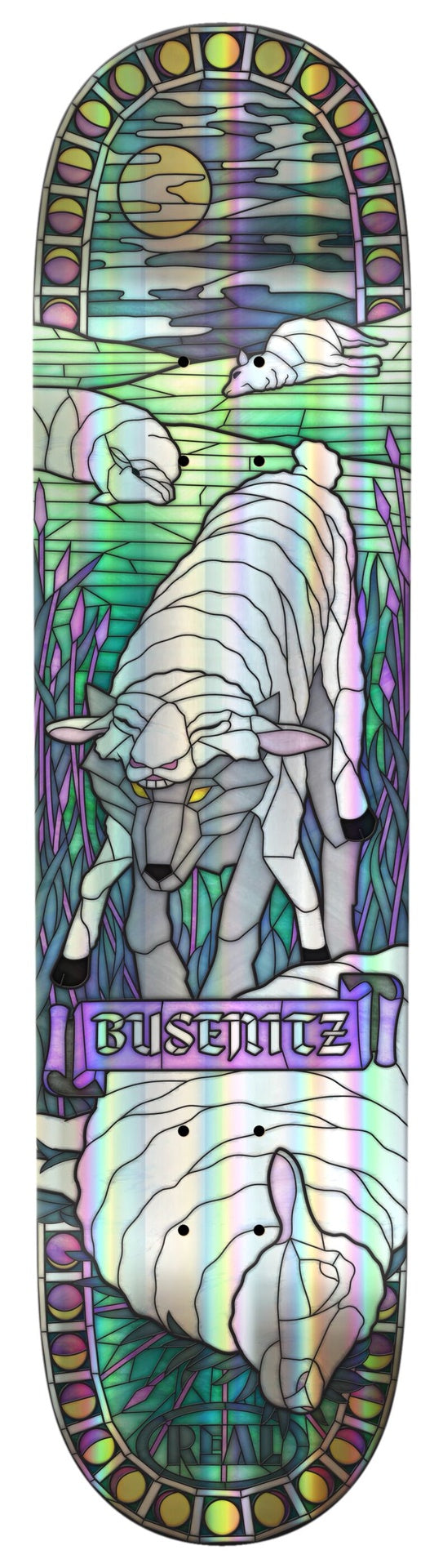 Real Busenitz Holographic Cathedral Deck 8.38