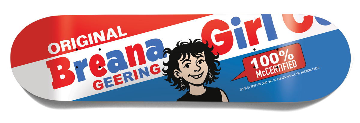 Girl Geering Bubble Gum Twin Tail Deck 8.25
