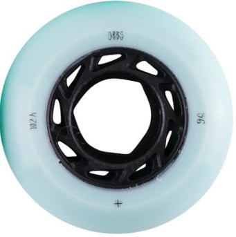 Orbs Ghost Lites Light Blue/Black 56MM 102A (Set of 4)