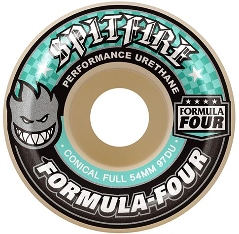 Spitfire Formula Four Conical Full 54MM 97D (Set of 4)