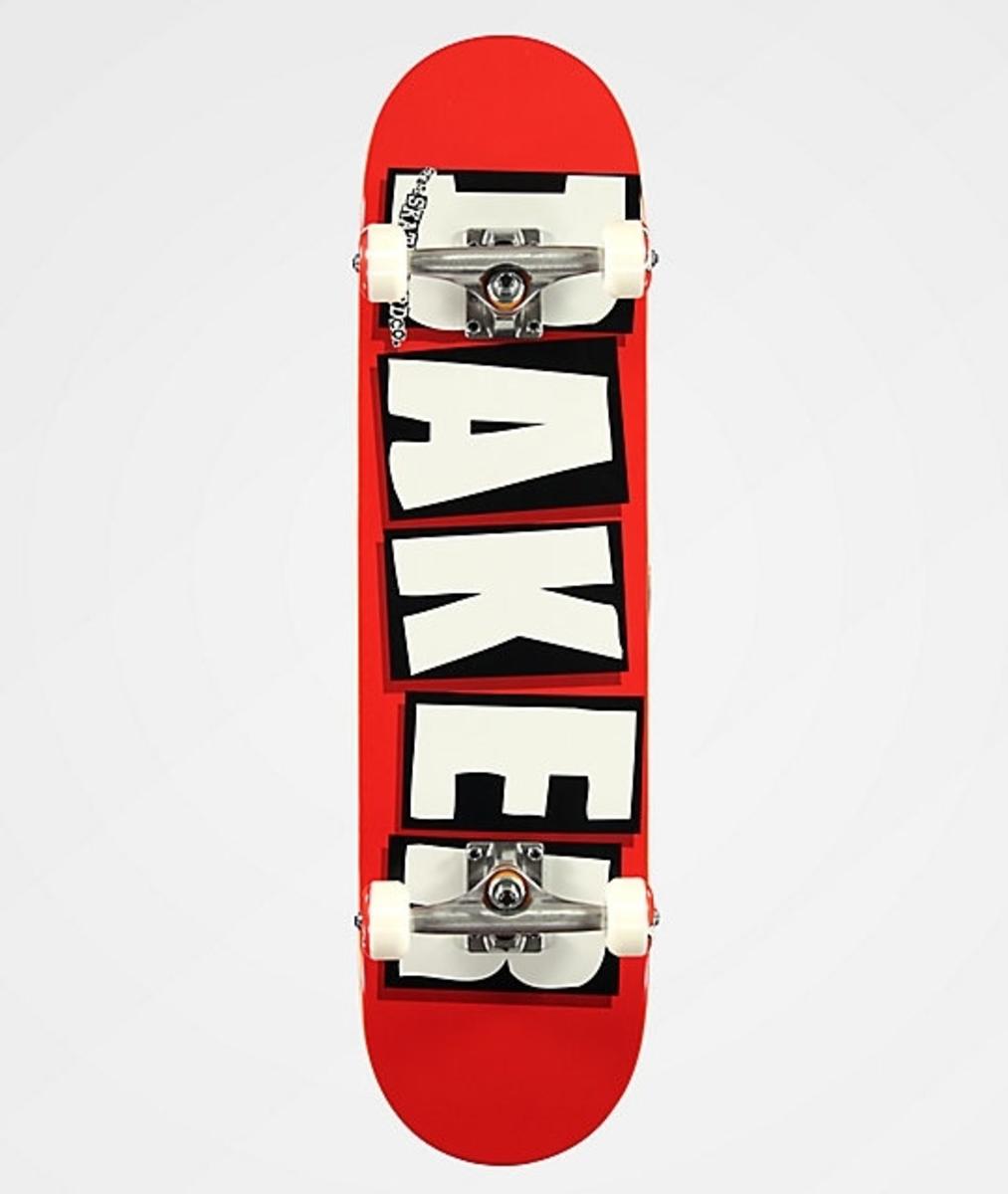 Baker Brand Logo White Complete 8.0