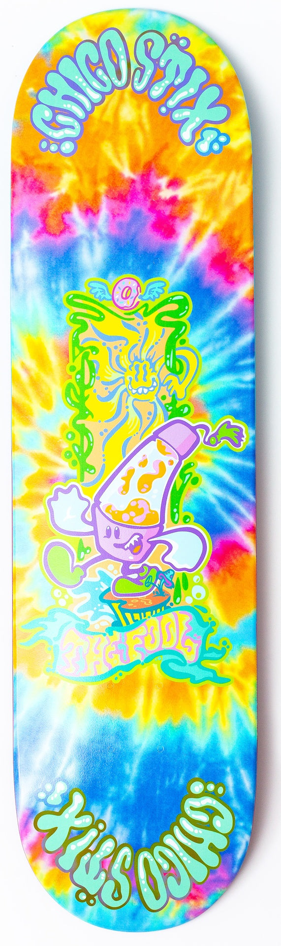 Chico Stix Love/Haight The Fool Deck 8.38