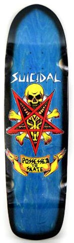 Dogtown Possessed To Skate Pool Assorted Stains/Black Fade Deck 8.75 X 32.50